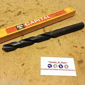 Capital 13/16" Parallel Straight Shank HSS Drill Bit (v)