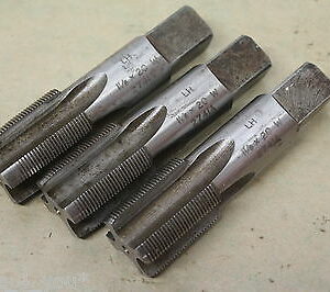 Alfred Herbert HSS 1 1/8" x 20 Tpi Left Hand Whitworth Form Hand Tap Set ET2185
