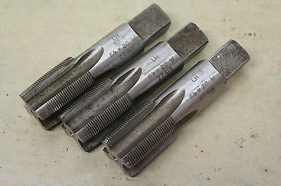 Alfred Herbert HSS 1 1/8" x 20 Tpi Left Hand Whitworth Form Hand Tap Set ET2185