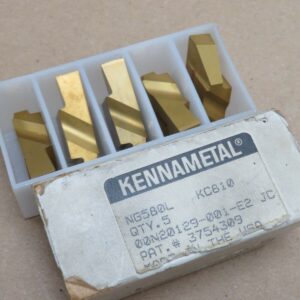 5x Kennametal NG580L KC810 Carbide Grooving Inserts CI1321