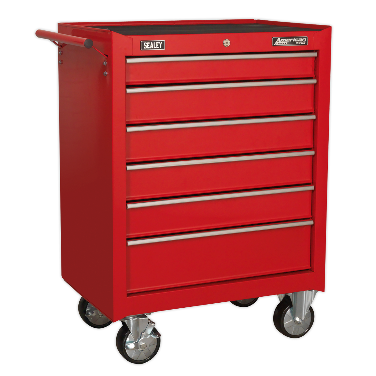 American PRO® Rollcab 6 Drawer - Red